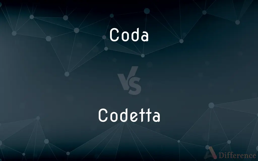 Coda vs. Codetta — What's the Difference?