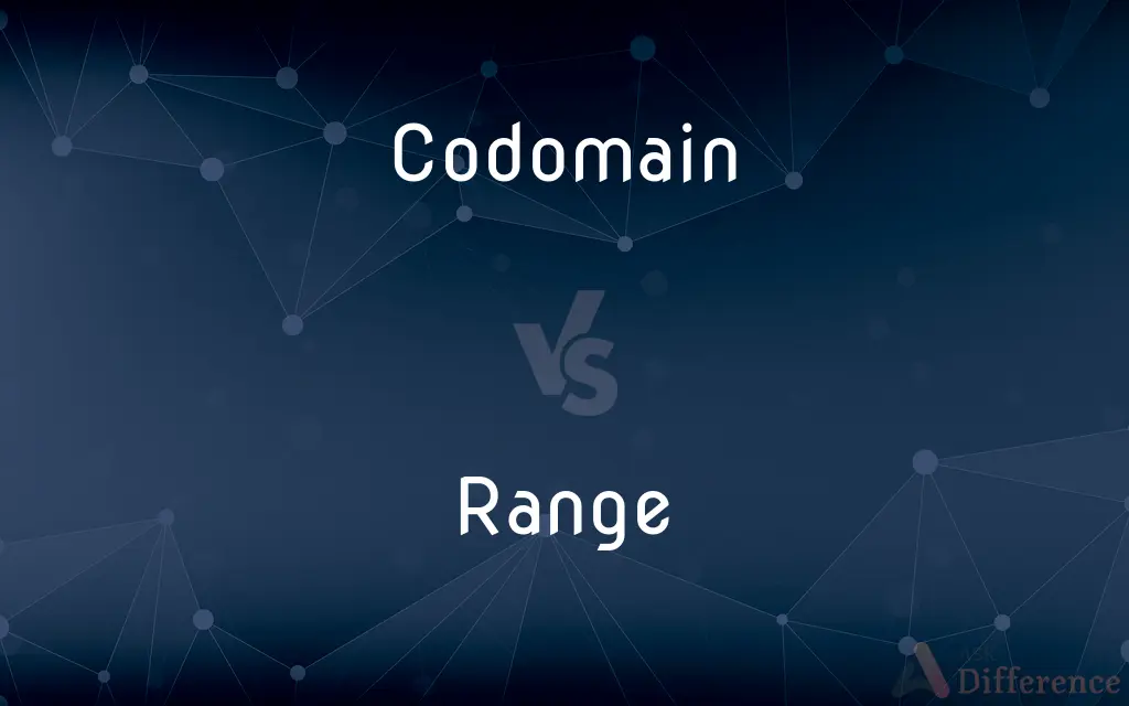 Codomain vs. Range — What's the Difference?