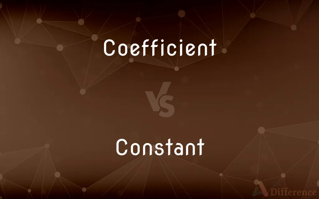 Coefficient vs. Constant — What's the Difference?