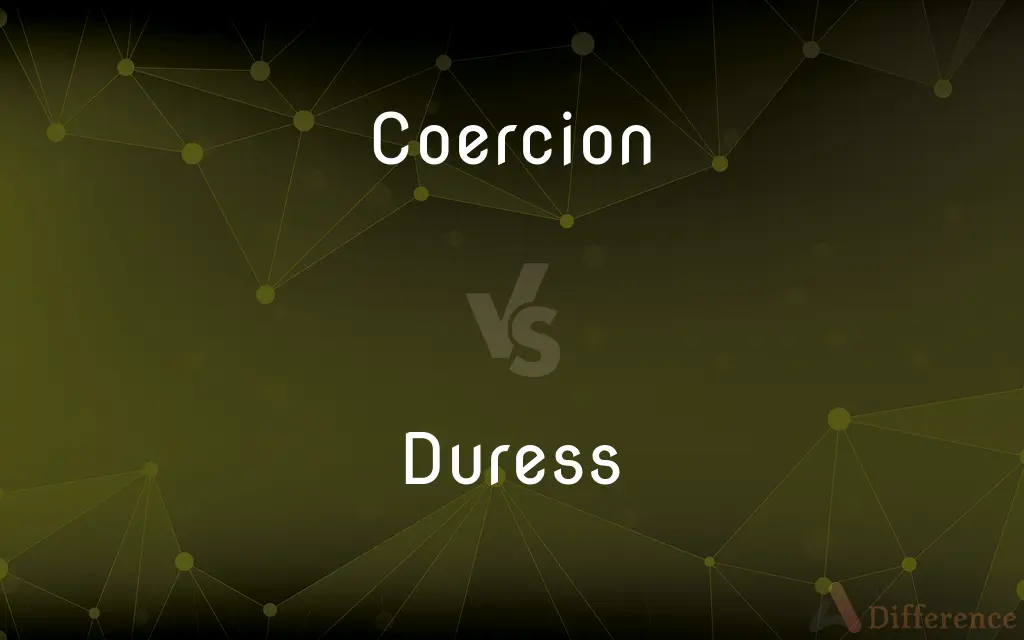 Coercion vs. Duress — What's the Difference?