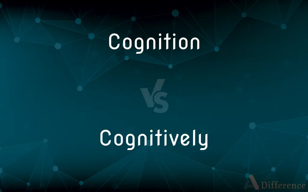 Cognition vs. Cognitively — What's the Difference?