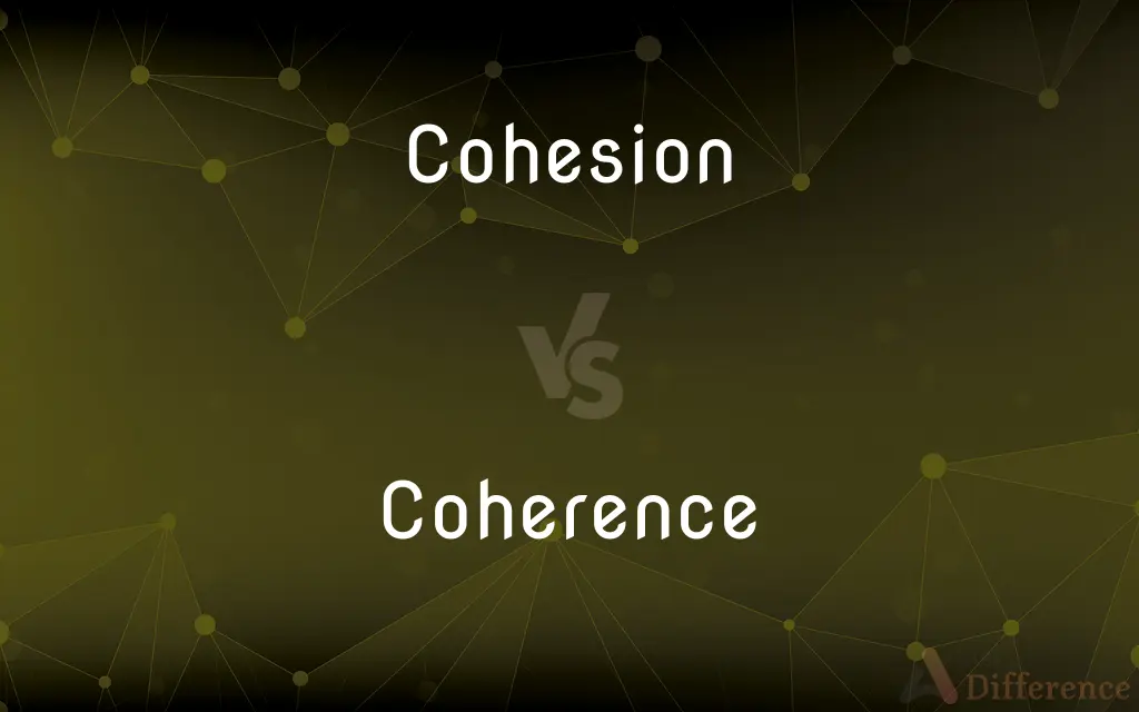 Cohesion vs. Coherence — What's the Difference?