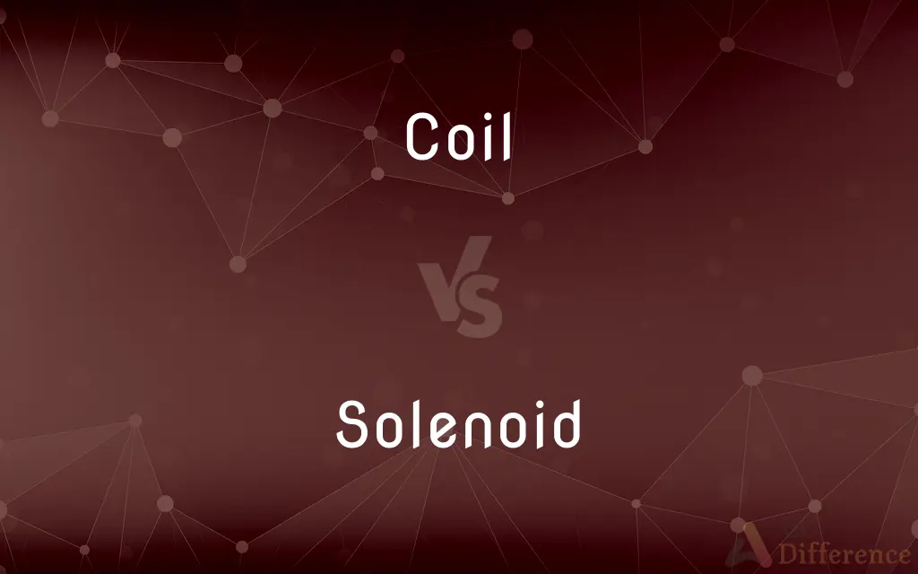 Coil vs. Solenoid — What's the Difference?