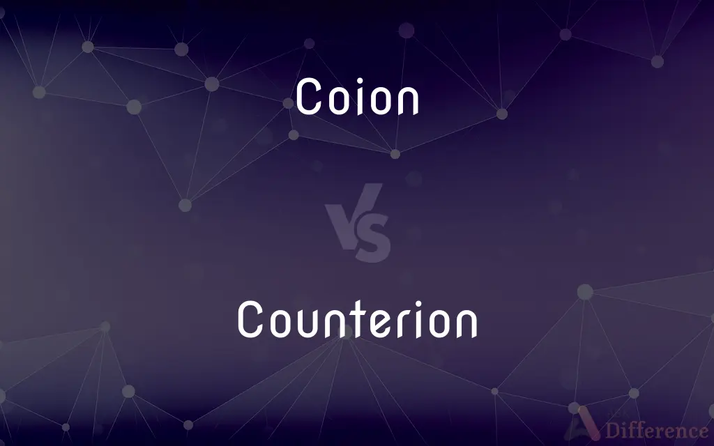 Coion vs. Counterion — What's the Difference?
