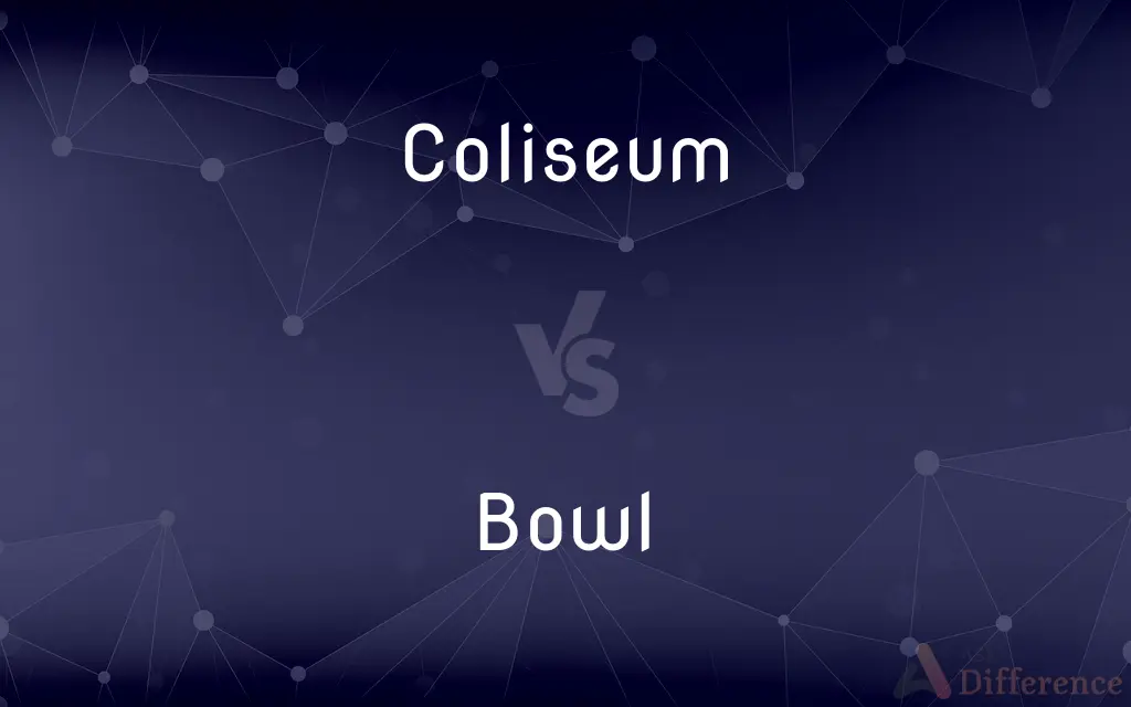 Coliseum vs. Bowl — What's the Difference?