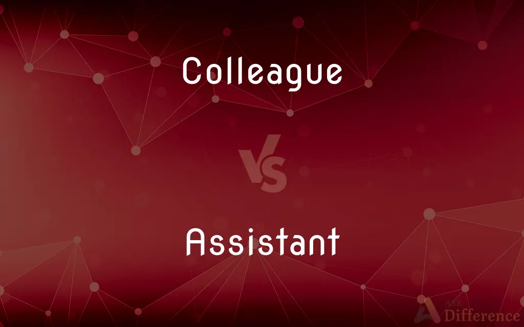 Colleague vs. Assistant — What's the Difference?