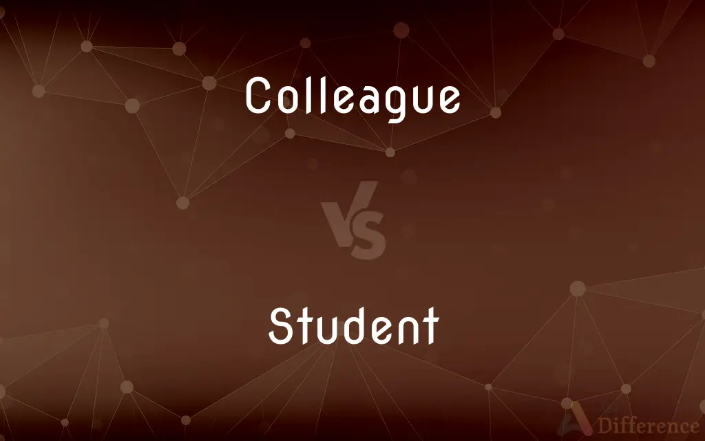 Colleague vs. Student — What's the Difference?