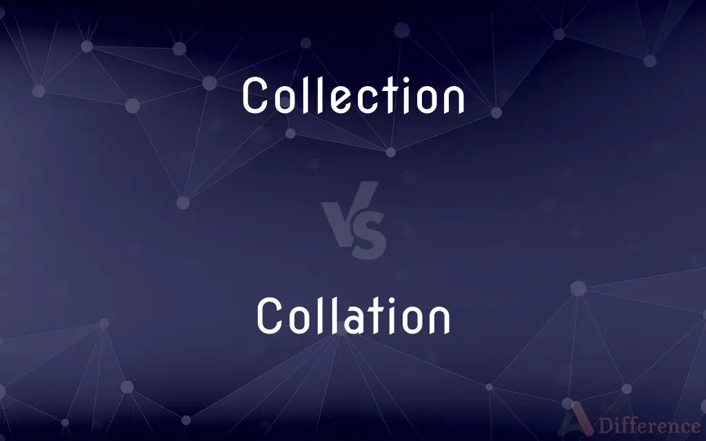Collection vs. Collation — What's the Difference?