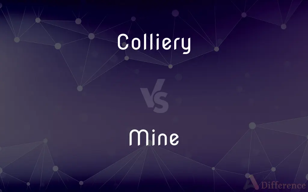 Colliery vs. Mine — What's the Difference?