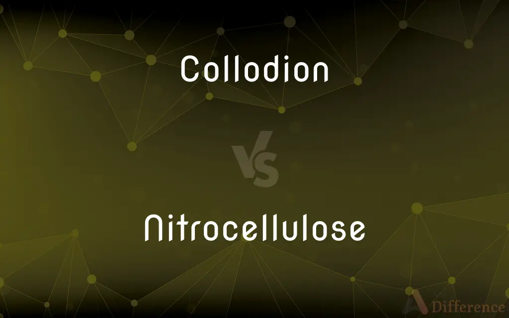 Collodion vs. Nitrocellulose — What's the Difference?