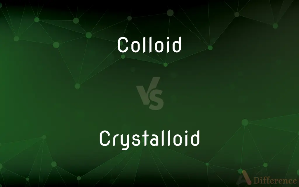 Colloid vs. Crystalloid — What's the Difference?