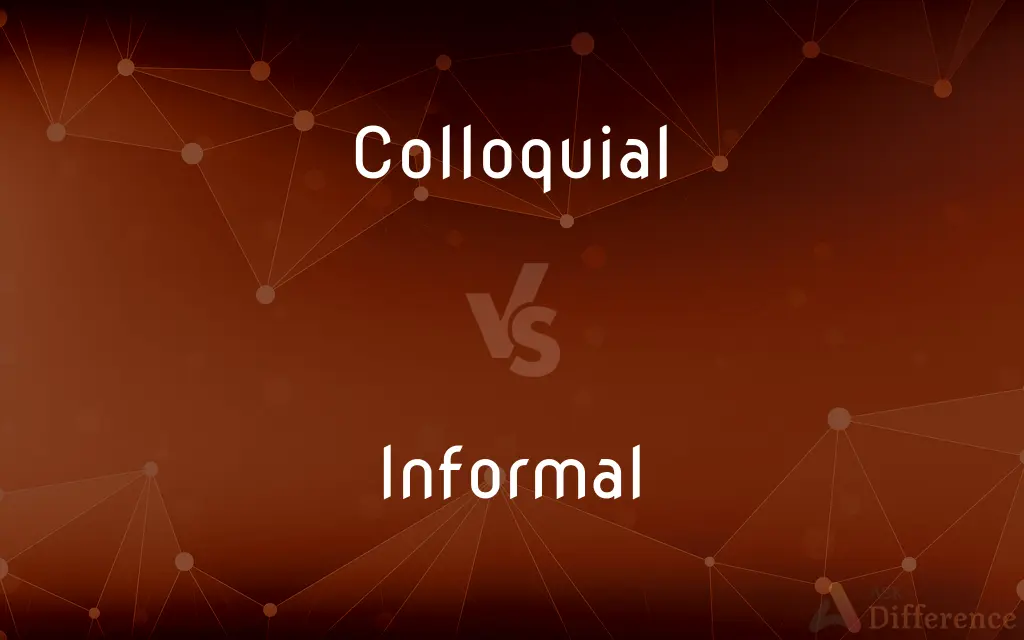 Colloquial vs. Informal — What's the Difference?