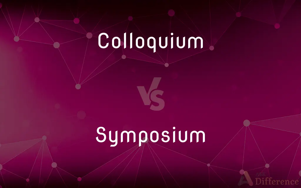 Colloquium vs. Symposium — What's the Difference?