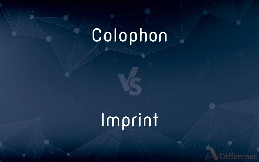 Colophon vs. Imprint — What's the Difference?