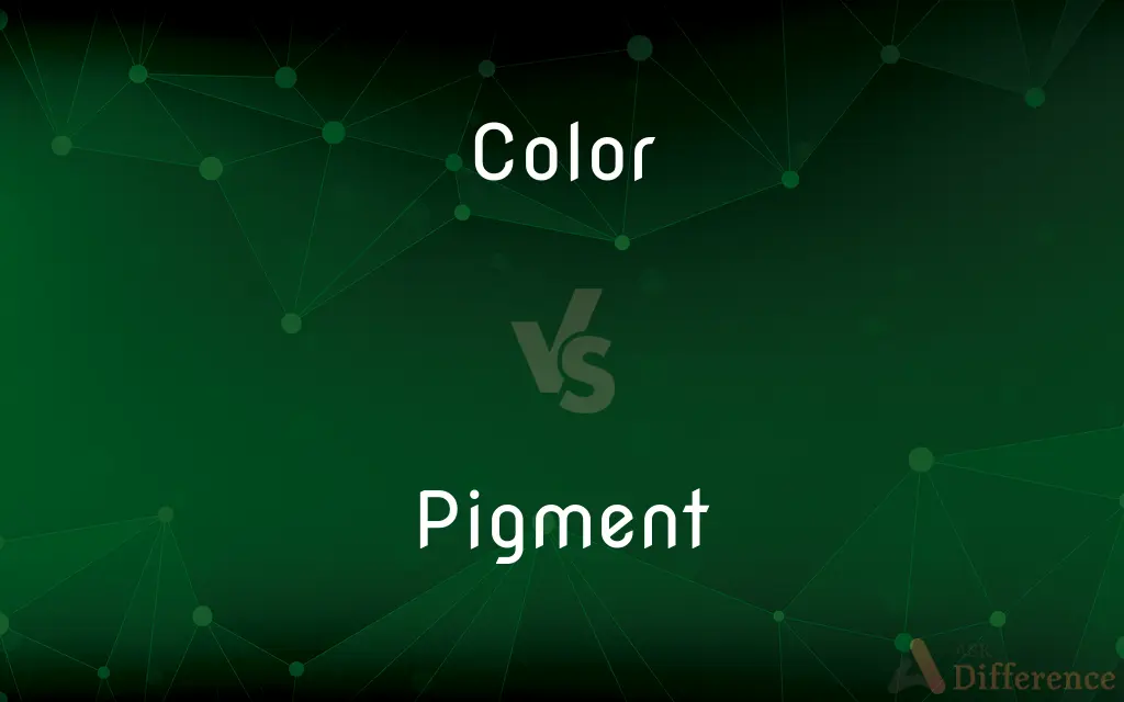 Color vs. Pigment — What's the Difference?