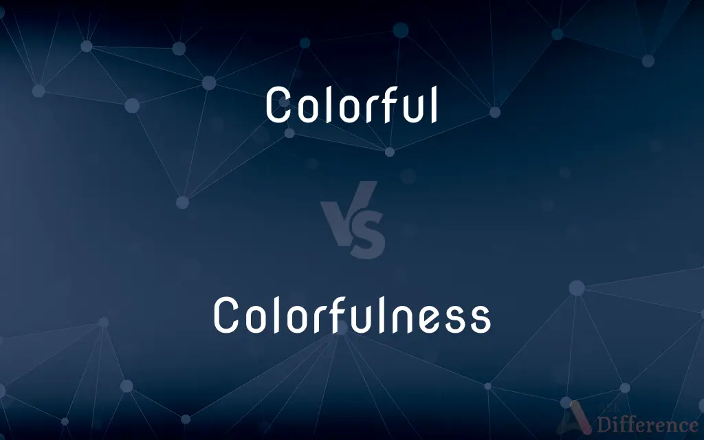 Colorful vs. Colorfulness — What's the Difference?