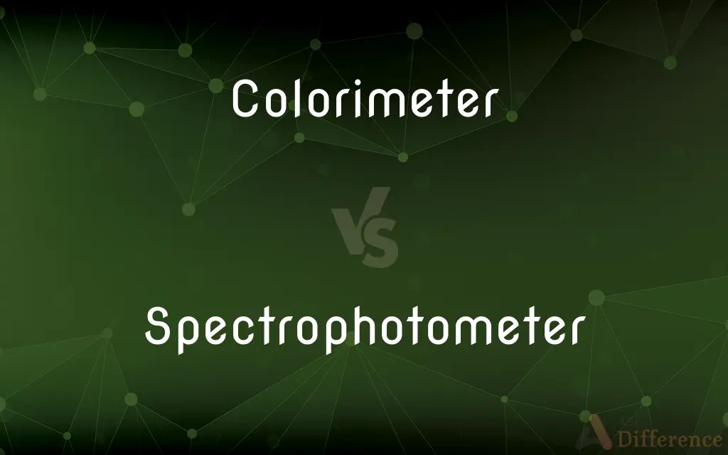 Colorimeter vs. Spectrophotometer — What's the Difference?