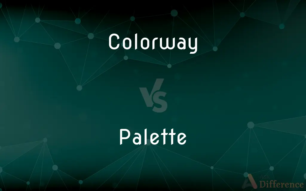 Colorway vs. Palette — What's the Difference?