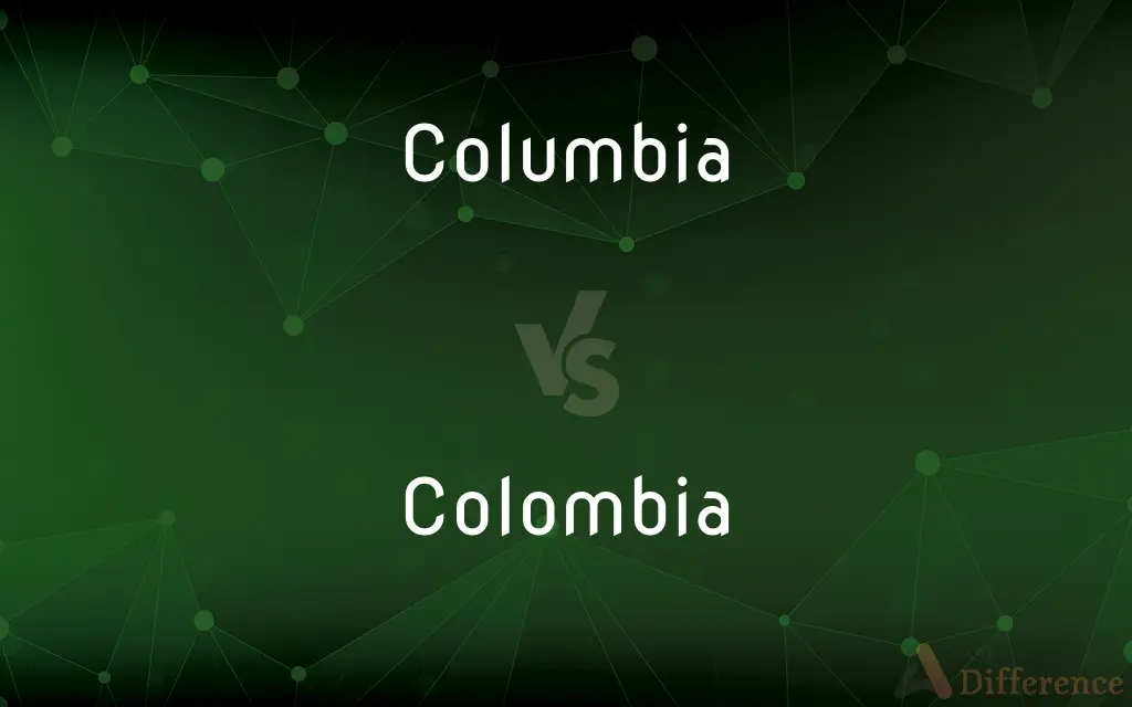 Columbia vs. Colombia — What's the Difference?