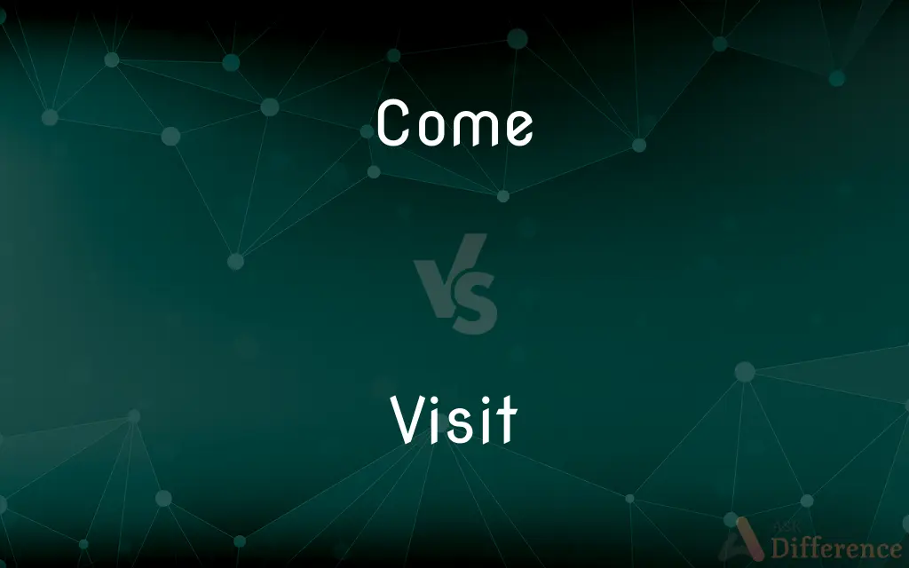 Come vs. Visit — What's the Difference?