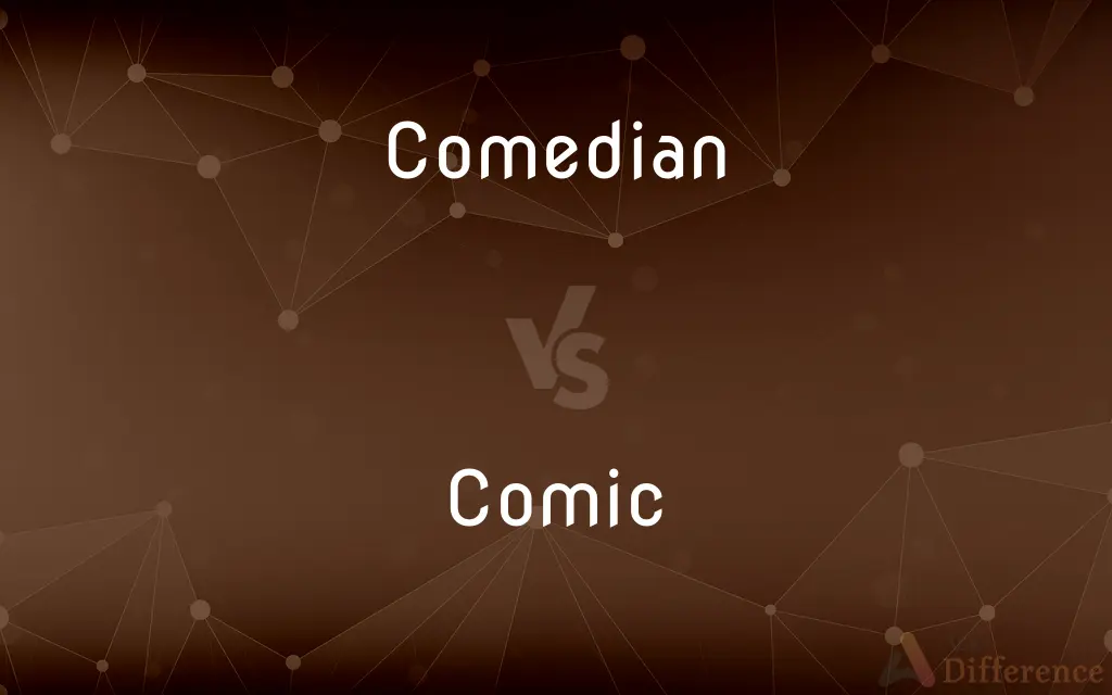 Comedian vs. Comic — What's the Difference?
