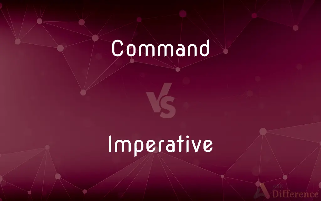 Command vs. Imperative — What's the Difference?