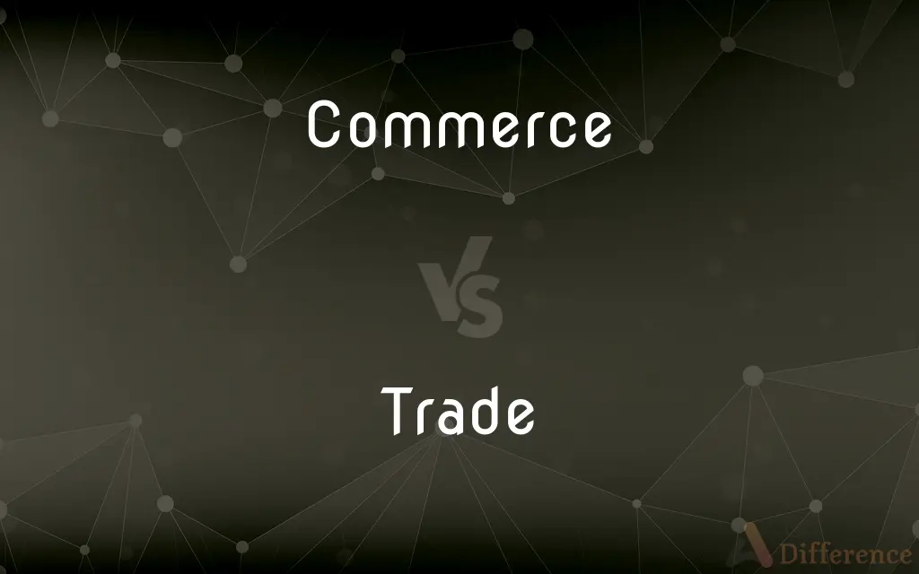 Commerce vs. Trade — What's the Difference?