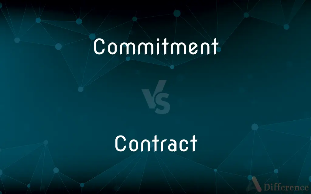 Commitment vs. Contract — What's the Difference?