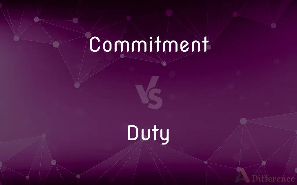 Commitment vs. Duty — What's the Difference?