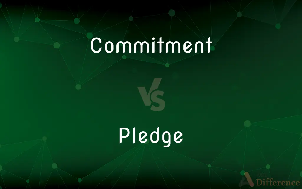 Commitment vs. Pledge — What's the Difference?