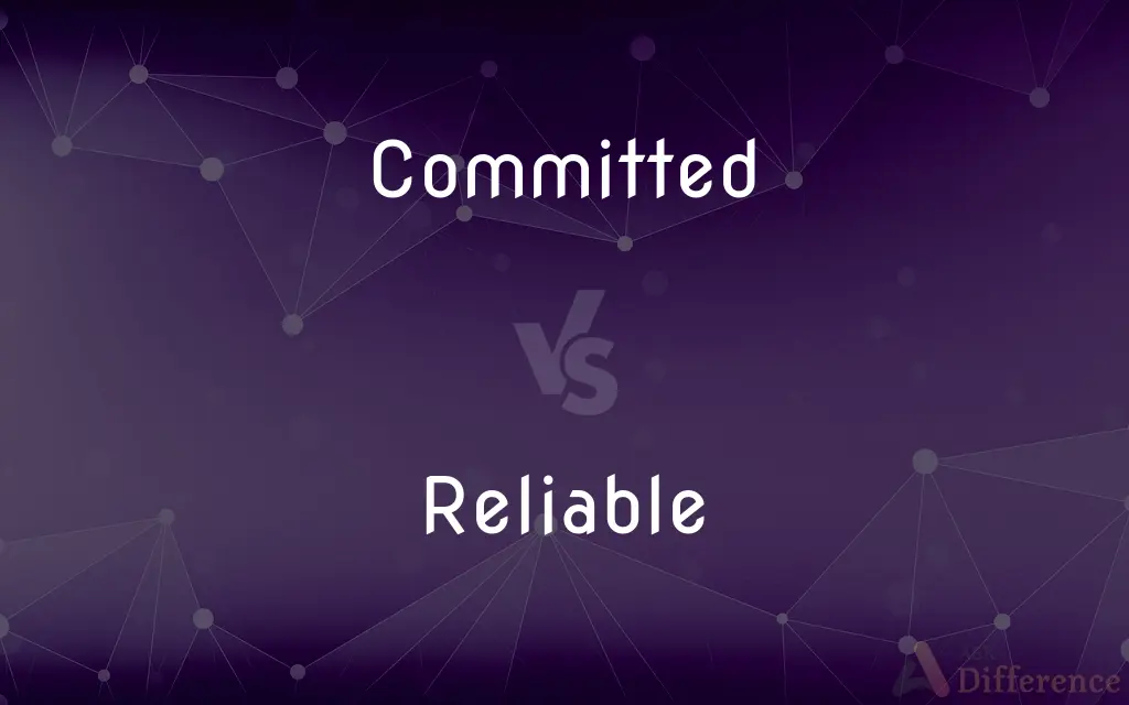 Committed vs. Reliable — What's the Difference?