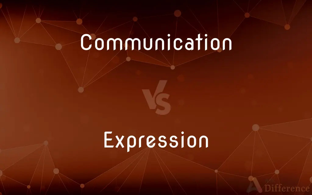 Communication vs. Expression — What's the Difference?