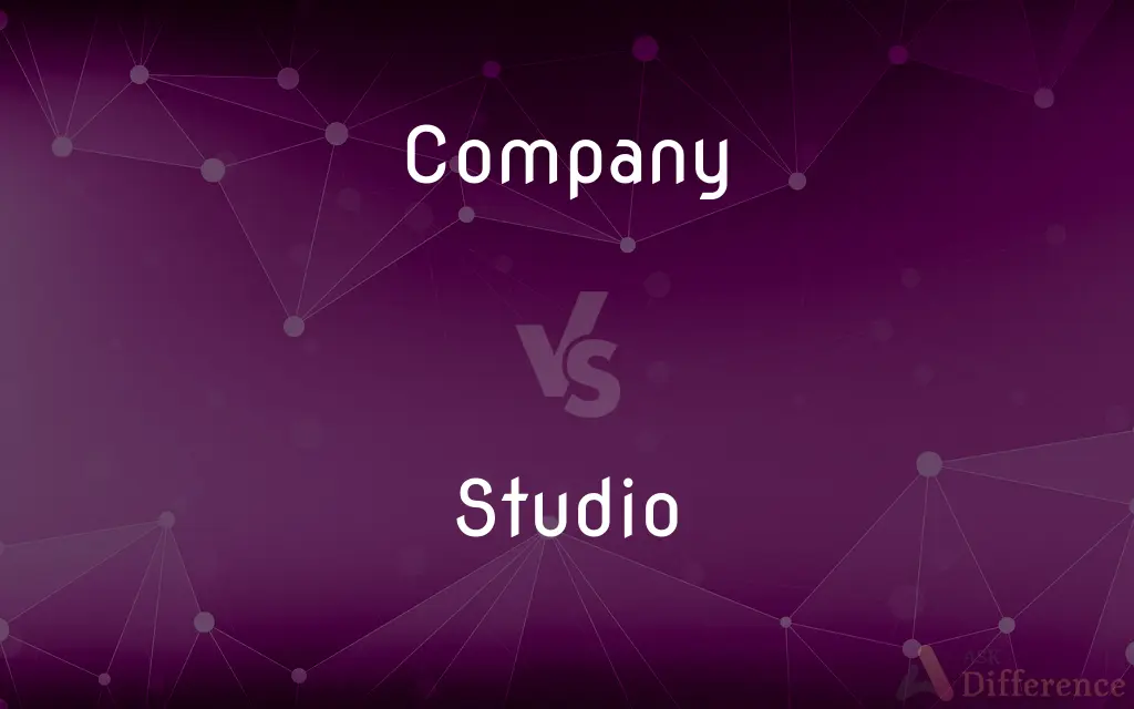 Company vs. Studio — What's the Difference?