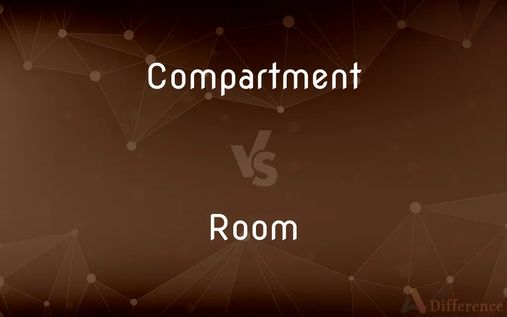 Compartment vs. Room — What's the Difference?