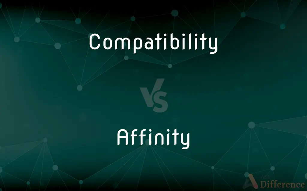 Compatibility vs. Affinity — What's the Difference?
