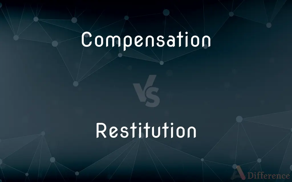 Compensation vs. Restitution — What's the Difference?