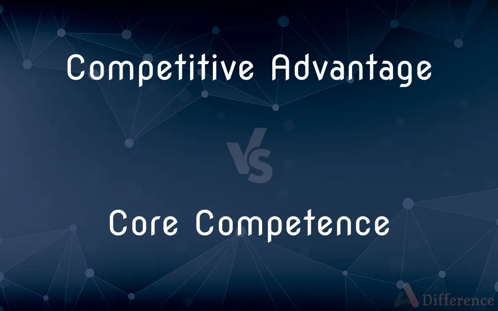 Competitive Advantage vs. Core Competence — What's the Difference?