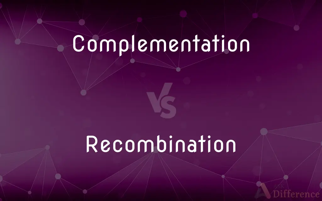 Complementation vs. Recombination — What's the Difference?