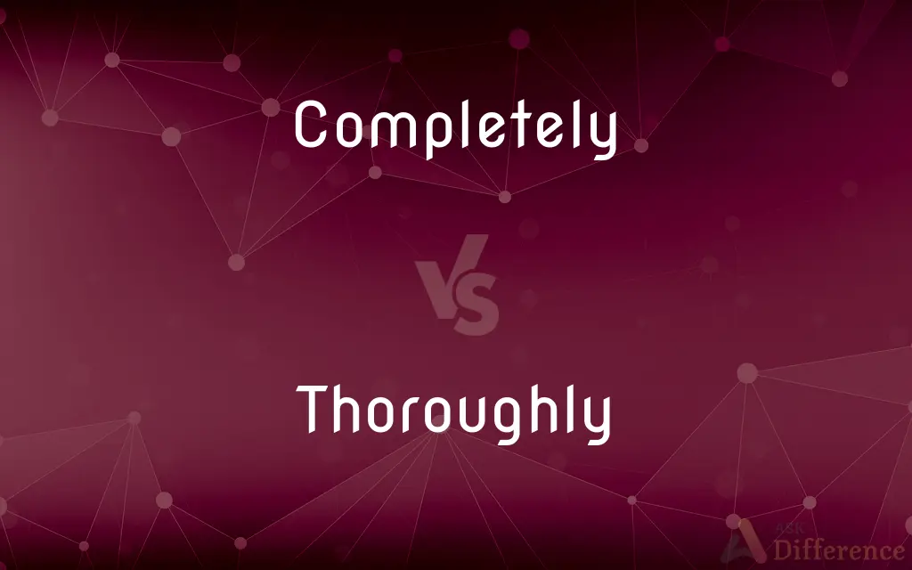 Completely vs. Thoroughly — What's the Difference?