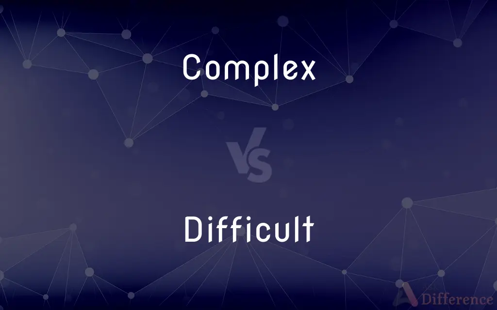 Complex vs. Difficult — What's the Difference?