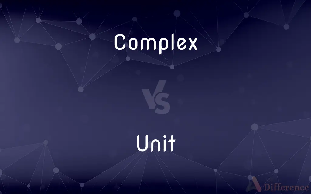 Complex vs. Unit — What's the Difference?