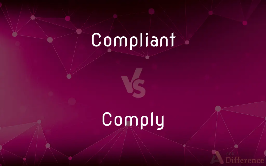 Compliant vs. Comply — What's the Difference?