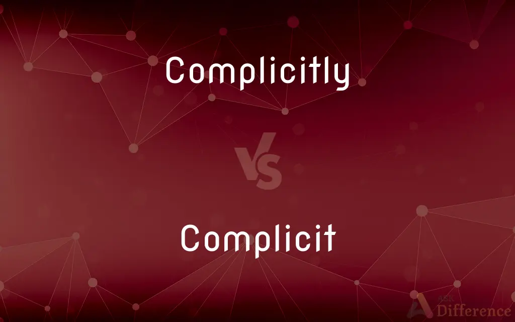 Complicitly vs. Complicit — What's the Difference?