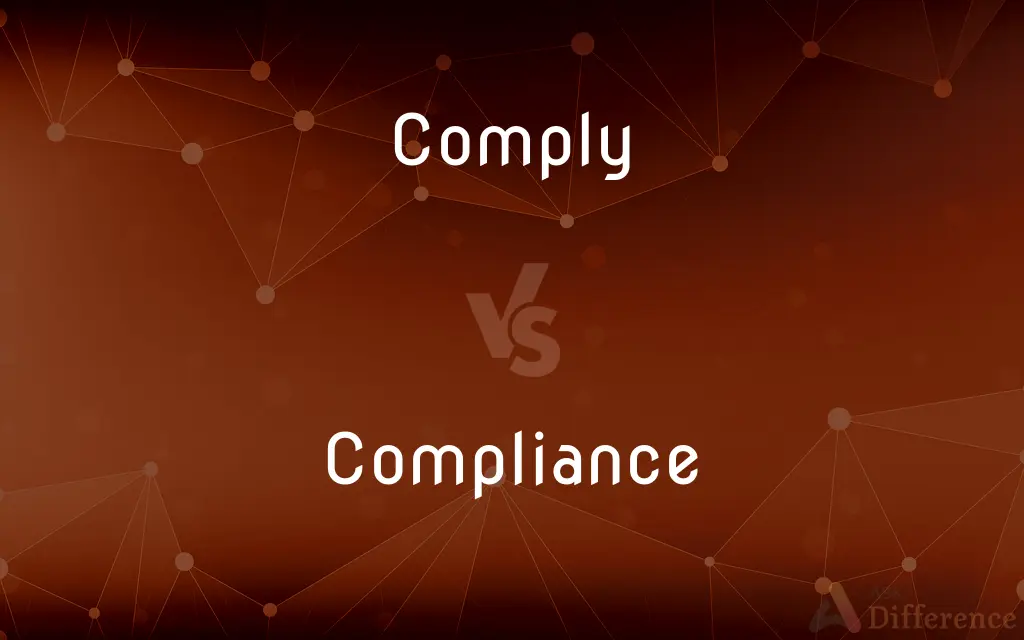 Comply vs. Compliance — What's the Difference?