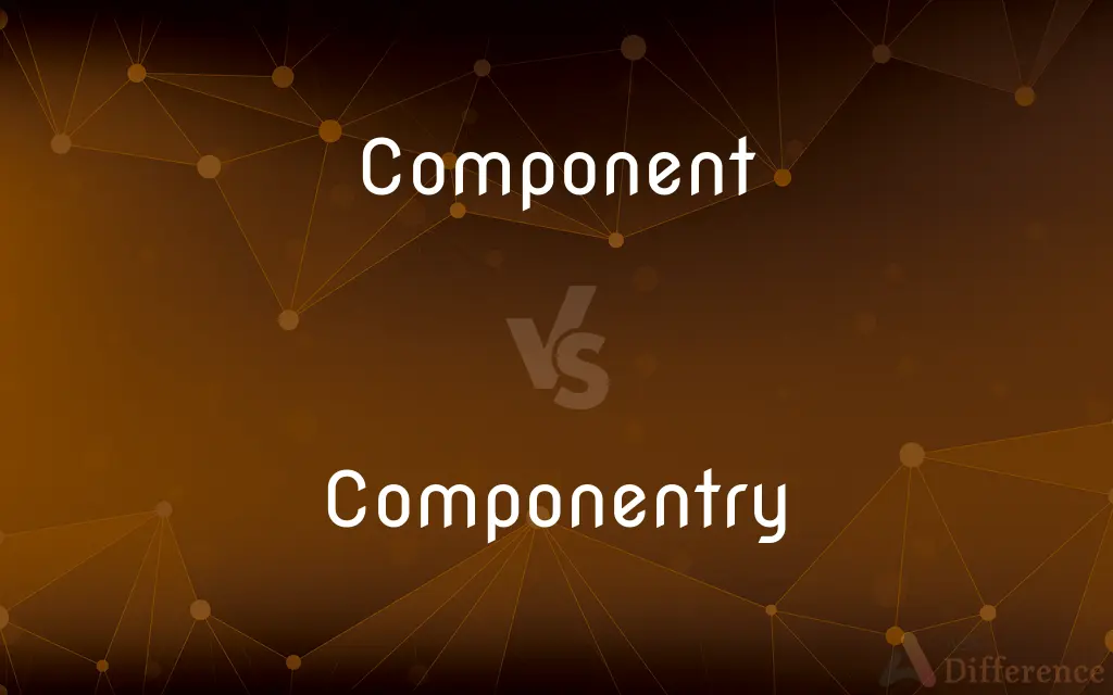 Component vs. Componentry — What's the Difference?