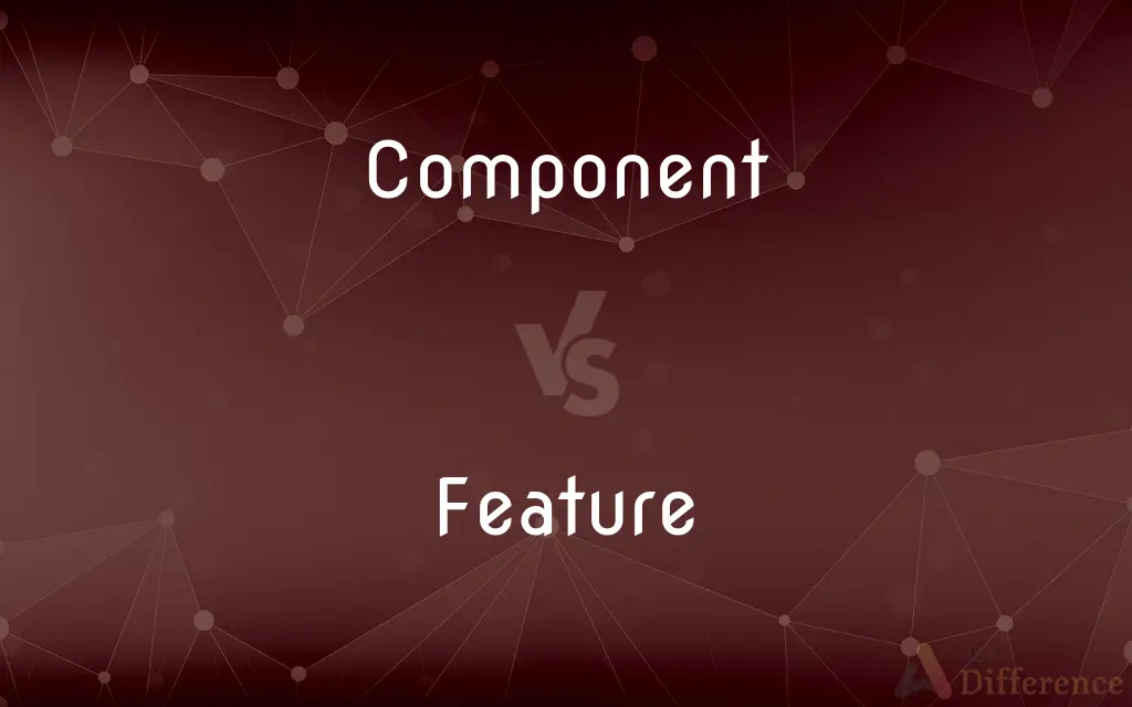 Component vs. Feature — What's the Difference?