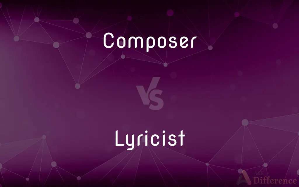 Composer vs. Lyricist — What's the Difference?