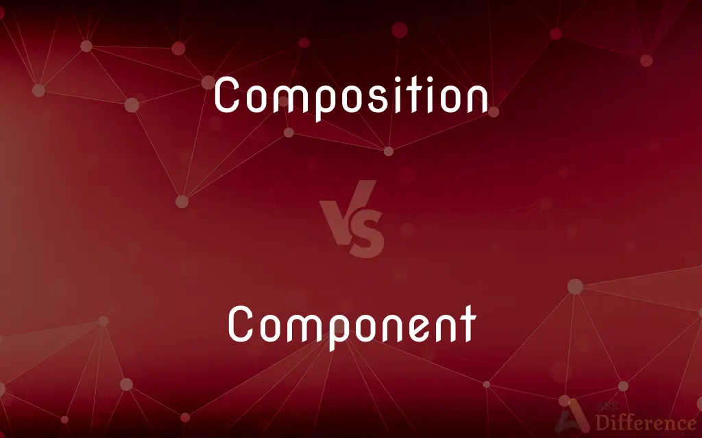 Composition vs. Component — What's the Difference?