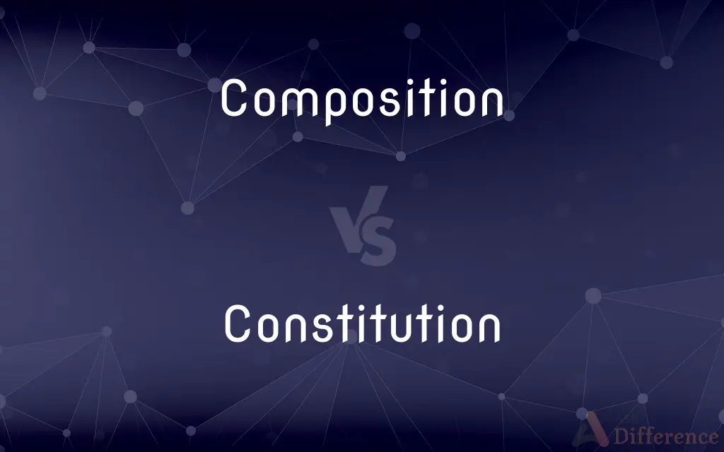 Composition vs. Constitution — What's the Difference?