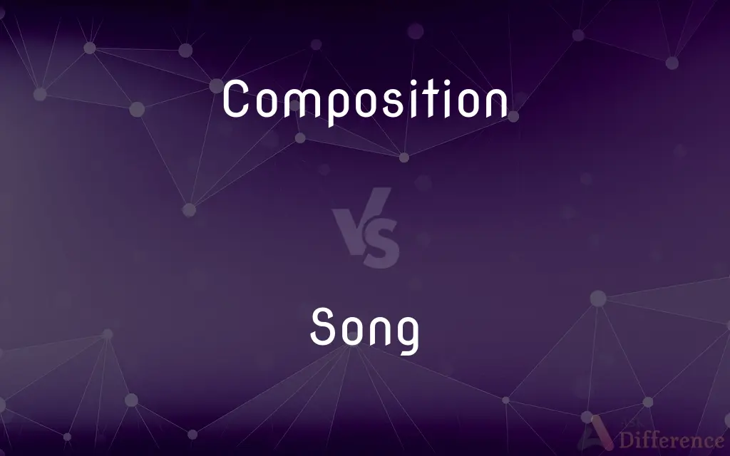 Composition vs. Song — What's the Difference?